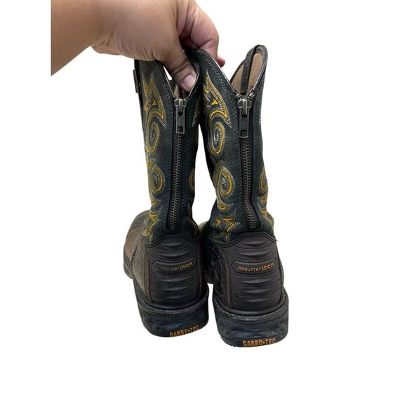 Georgia Boot Men's Carbo-Tec LT Waterproof Pull On Work Boot Steel Toe US10 Wide - Picture 5 of 12